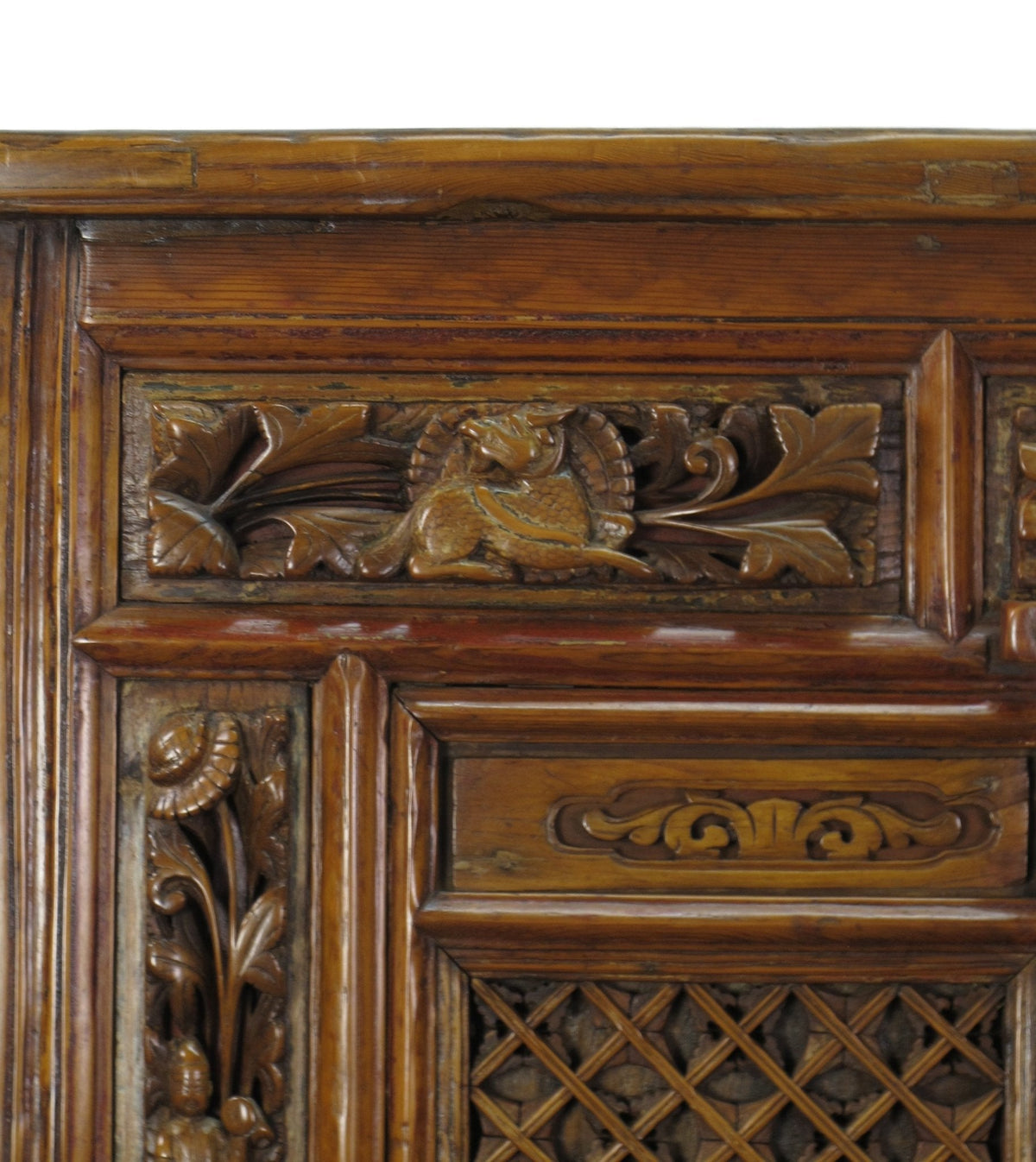 Hand Carved Chinese Antique Cabinet
