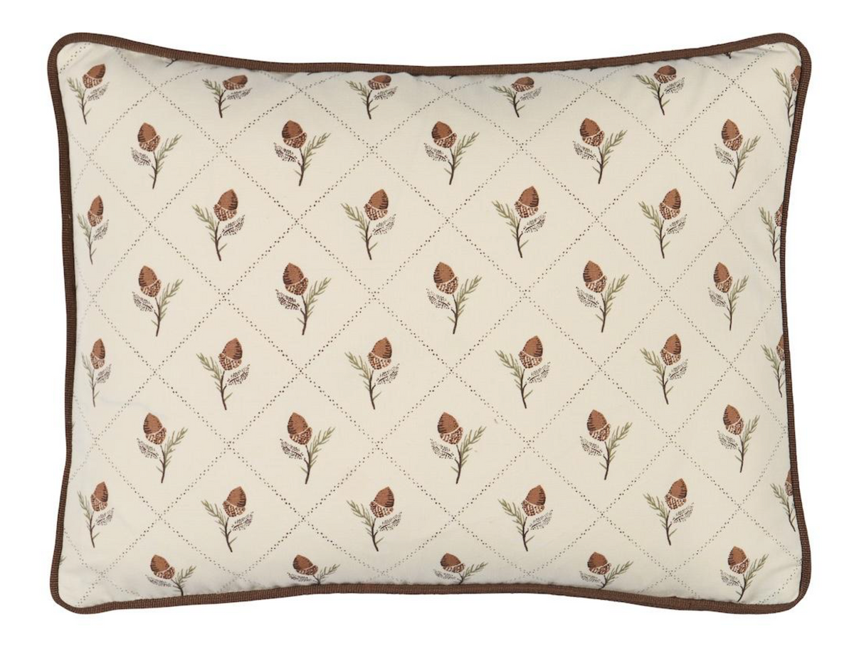 Holden Hand Pillow Cover in Cream, Schumacher Textiles