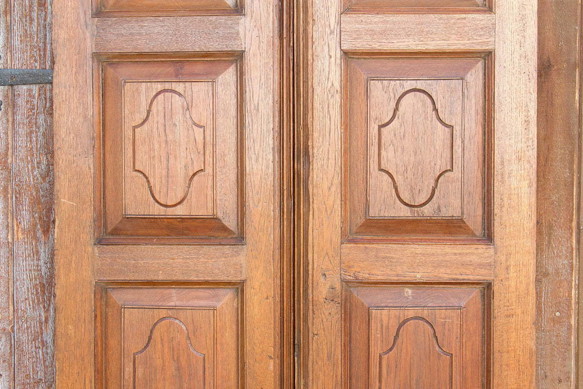 Antique Teak Indo-Portguese Carved Doors