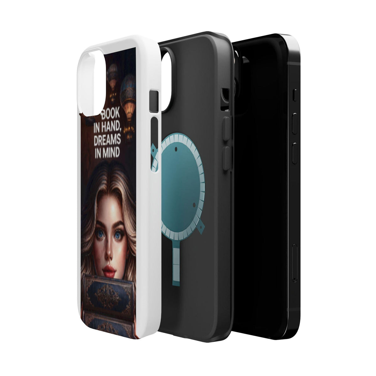 Book In Hand Dreams In Mind phone case | magnetic impact-resistant case