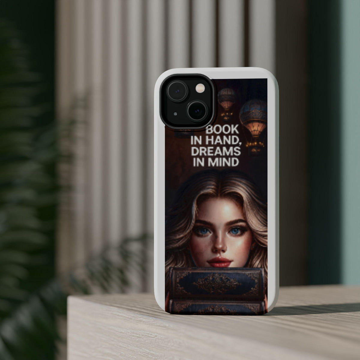 Book In Hand Dreams In Mind phone case | magnetic impact-resistant case