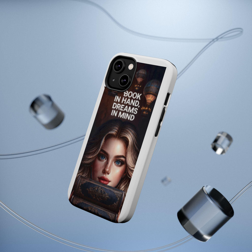 Book In Hand Dreams In Mind phone case | magnetic impact-resistant case