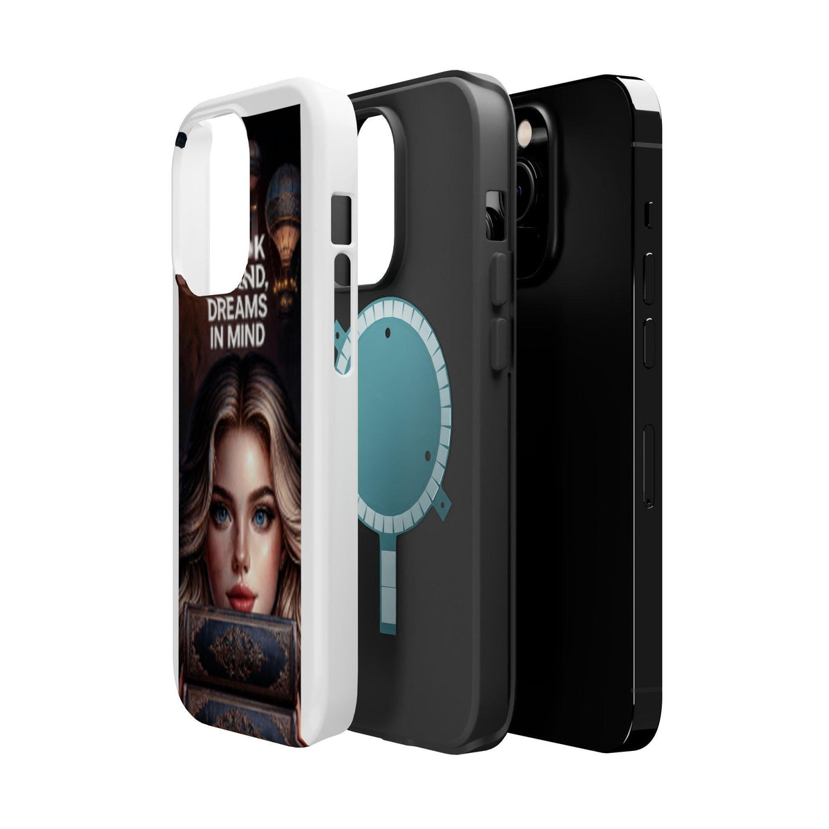 Book In Hand Dreams In Mind phone case | magnetic impact-resistant case