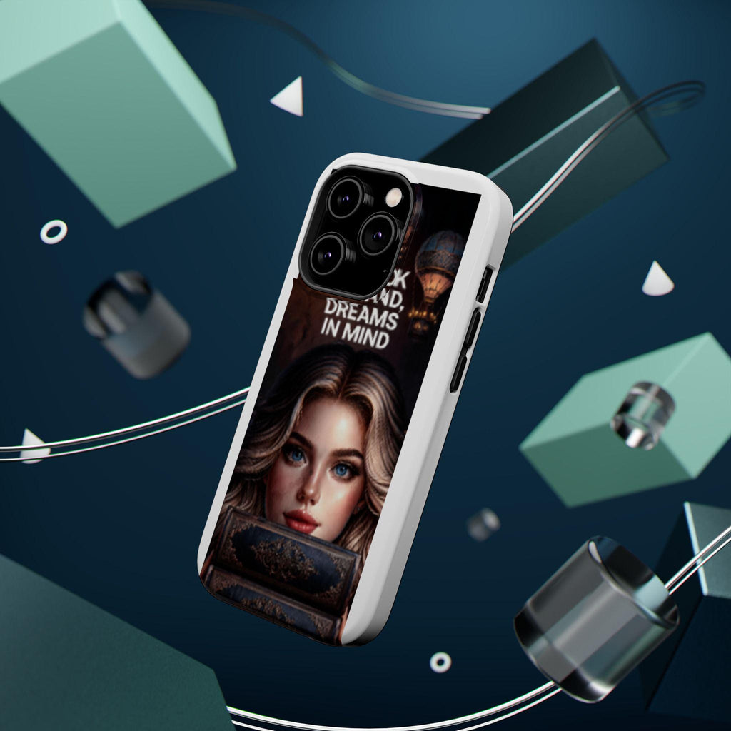 Book In Hand Dreams In Mind phone case | magnetic impact-resistant case