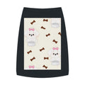 Poodle Pattern Pet Tank Top | Cute Bow & Bone Print