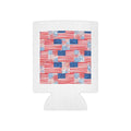 American Flag Fireworks Can Cooler | 4th of July Patriotic Drink Sleeve