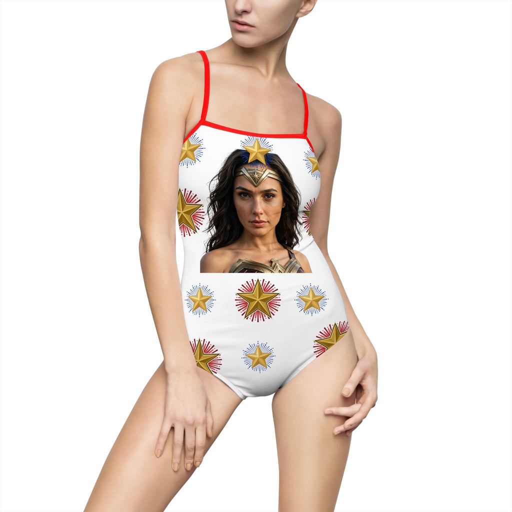 Superhero Emblem Swimsuit | One-piece