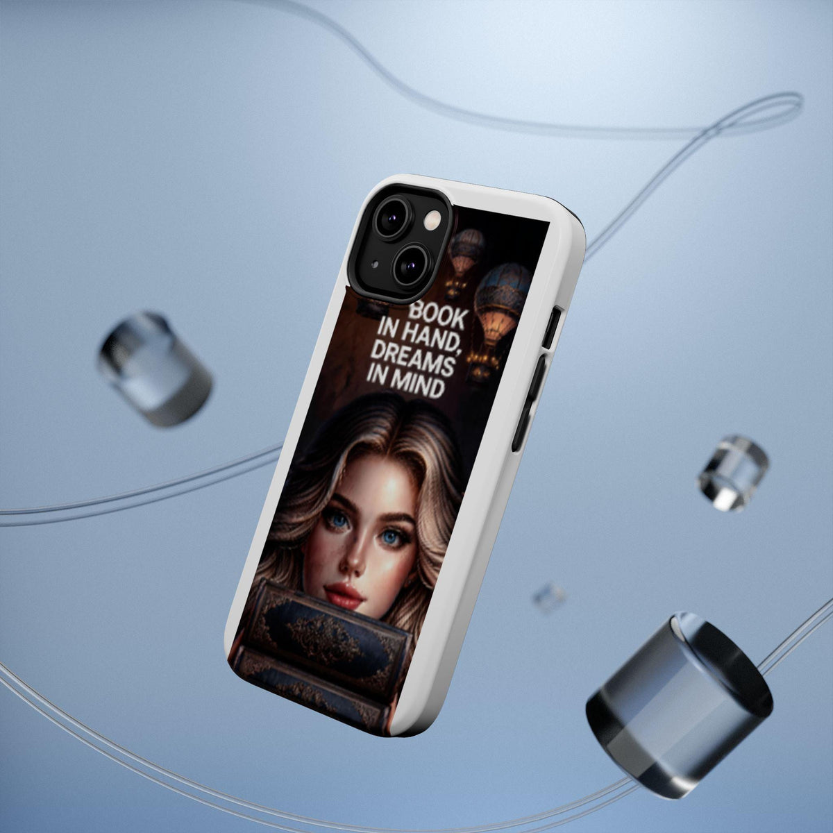 Book In Hand Dreams In Mind phone case | magnetic impact-resistant case