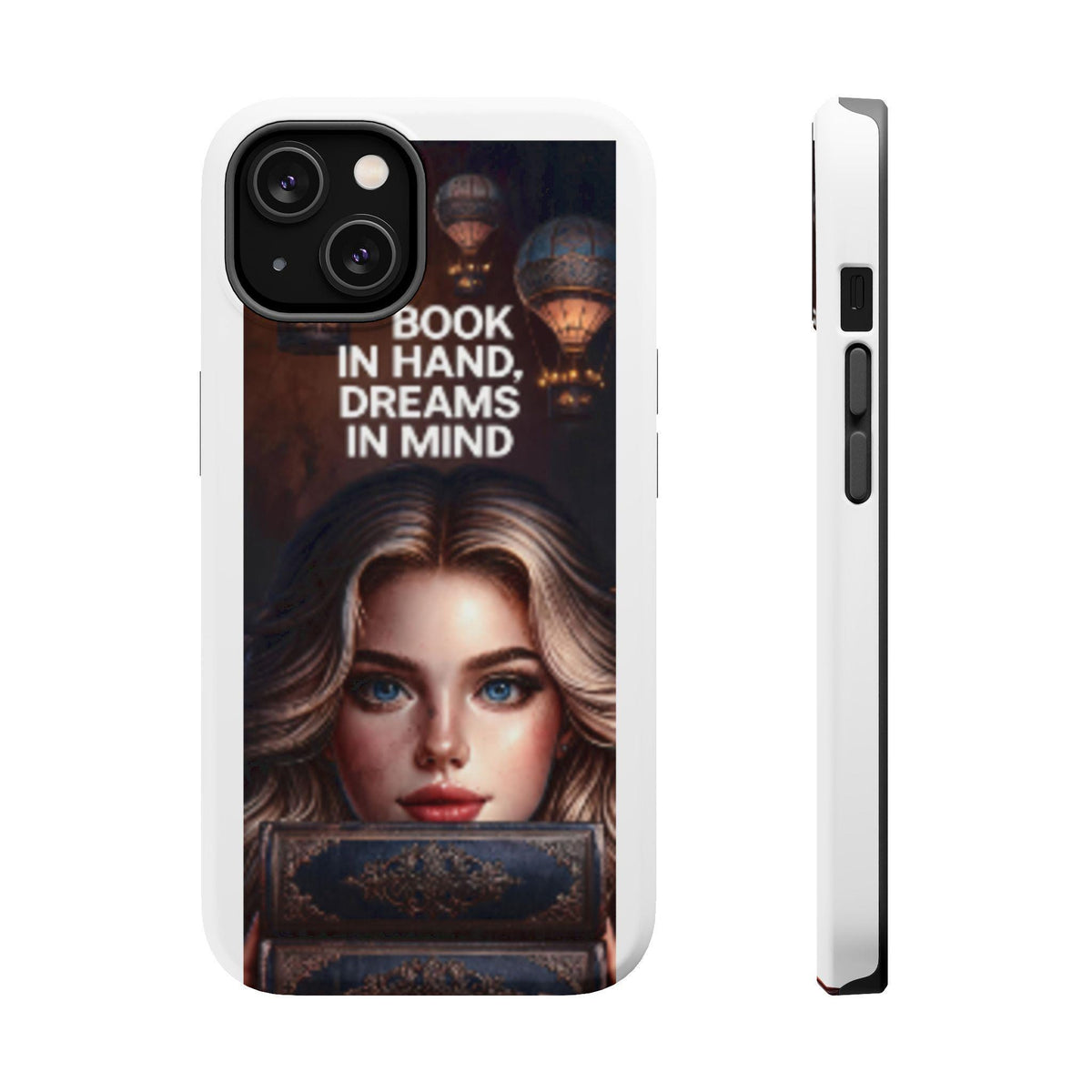 Book In Hand Dreams In Mind phone case | magnetic impact-resistant case