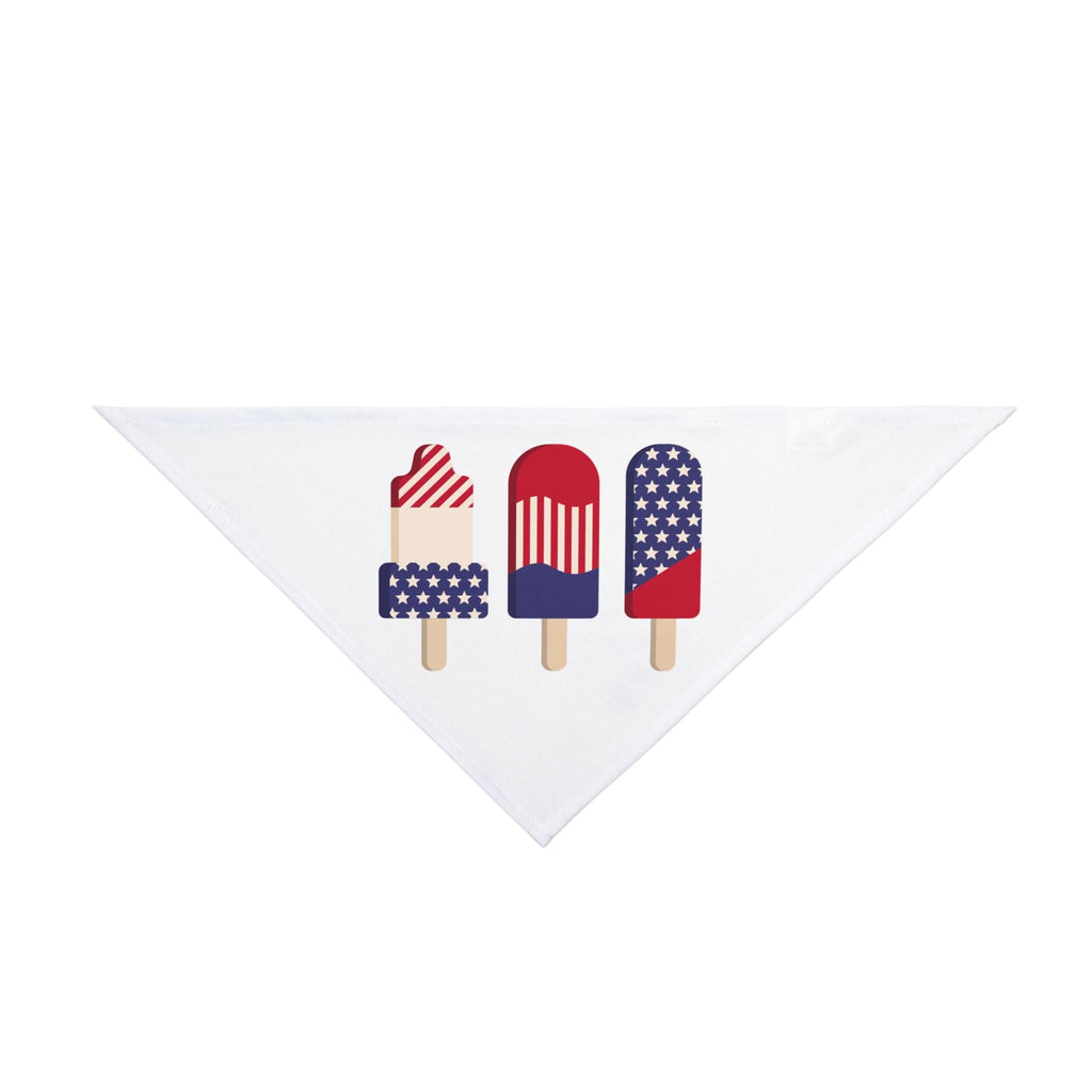 Patriotic Popsicles Pet Bandana | 4th of July Americana Dog Bandana