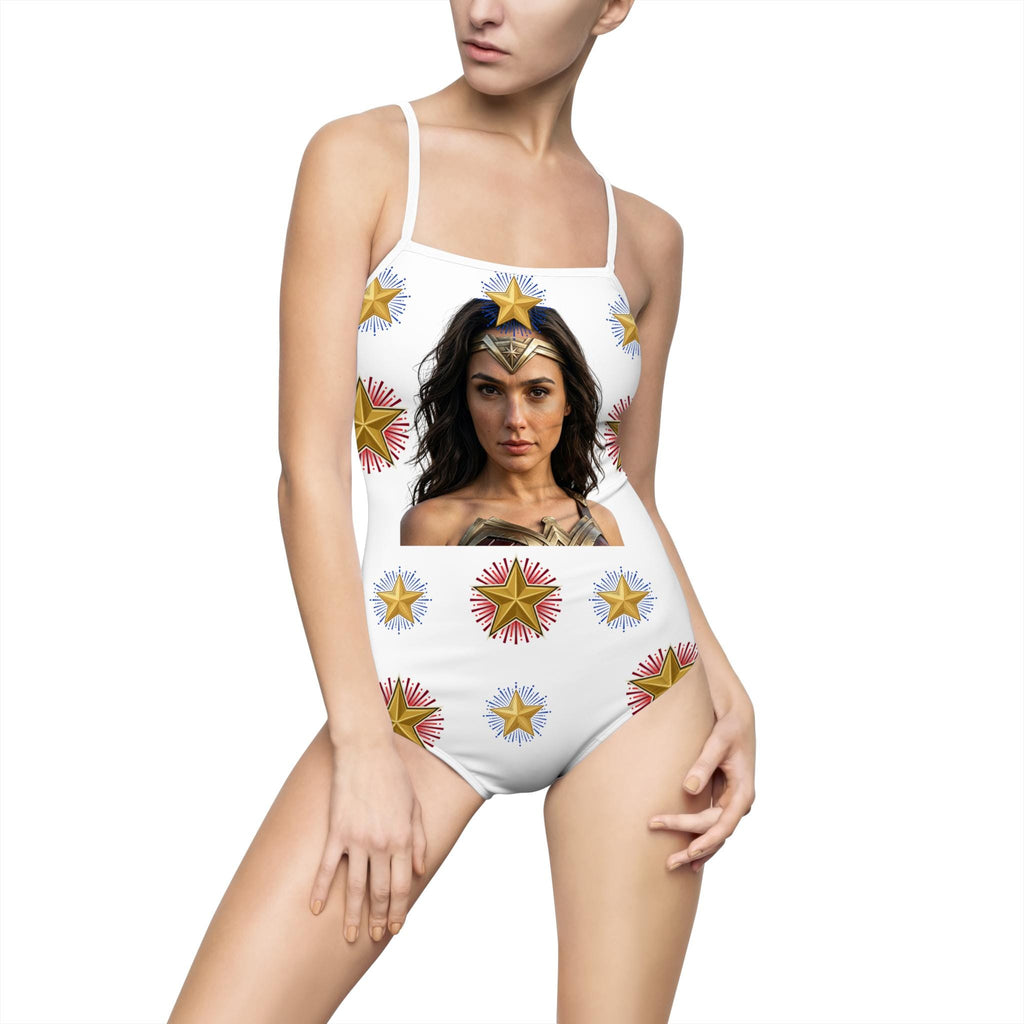 Superhero Emblem Swimsuit | One-piece