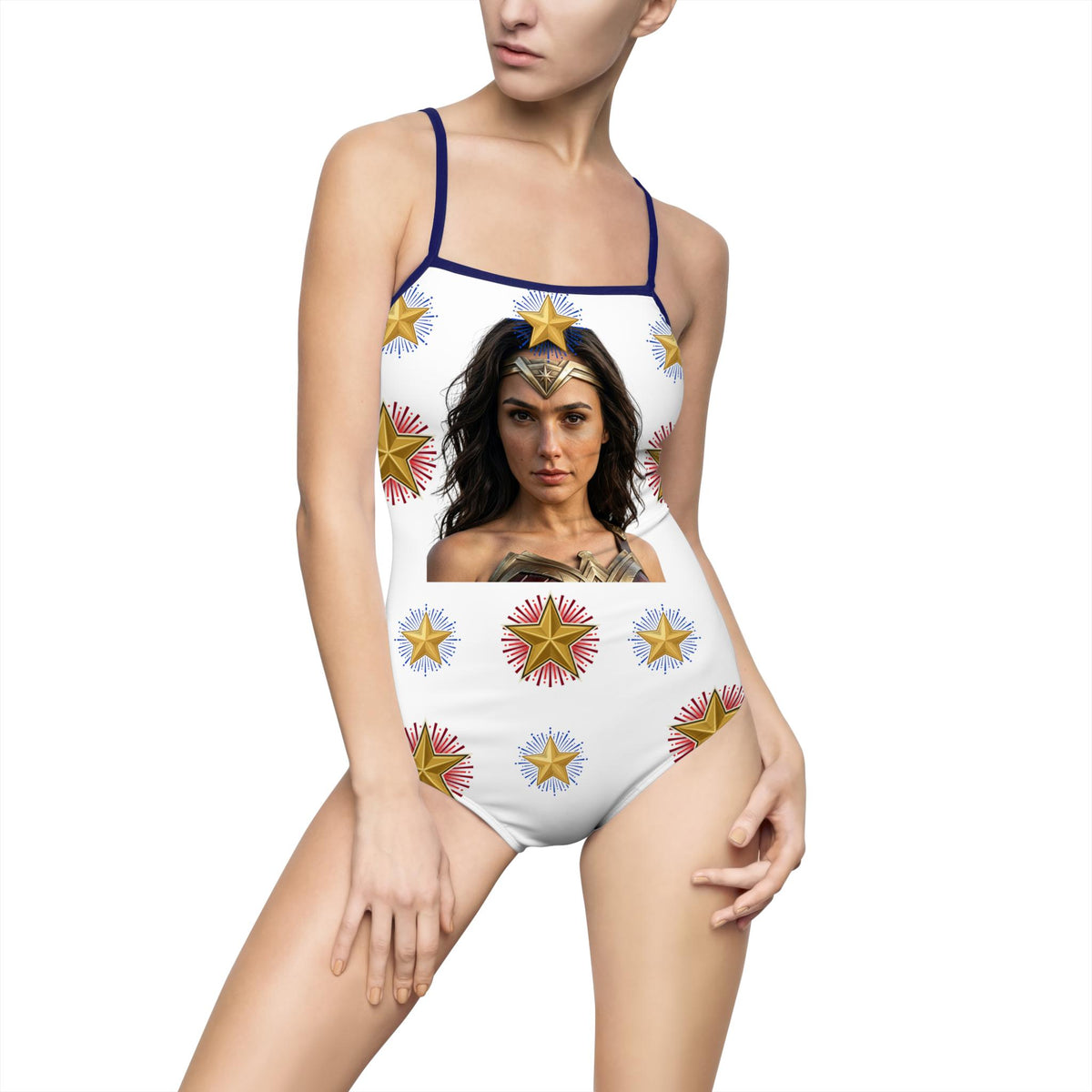 Superhero Emblem Swimsuit | One-piece
