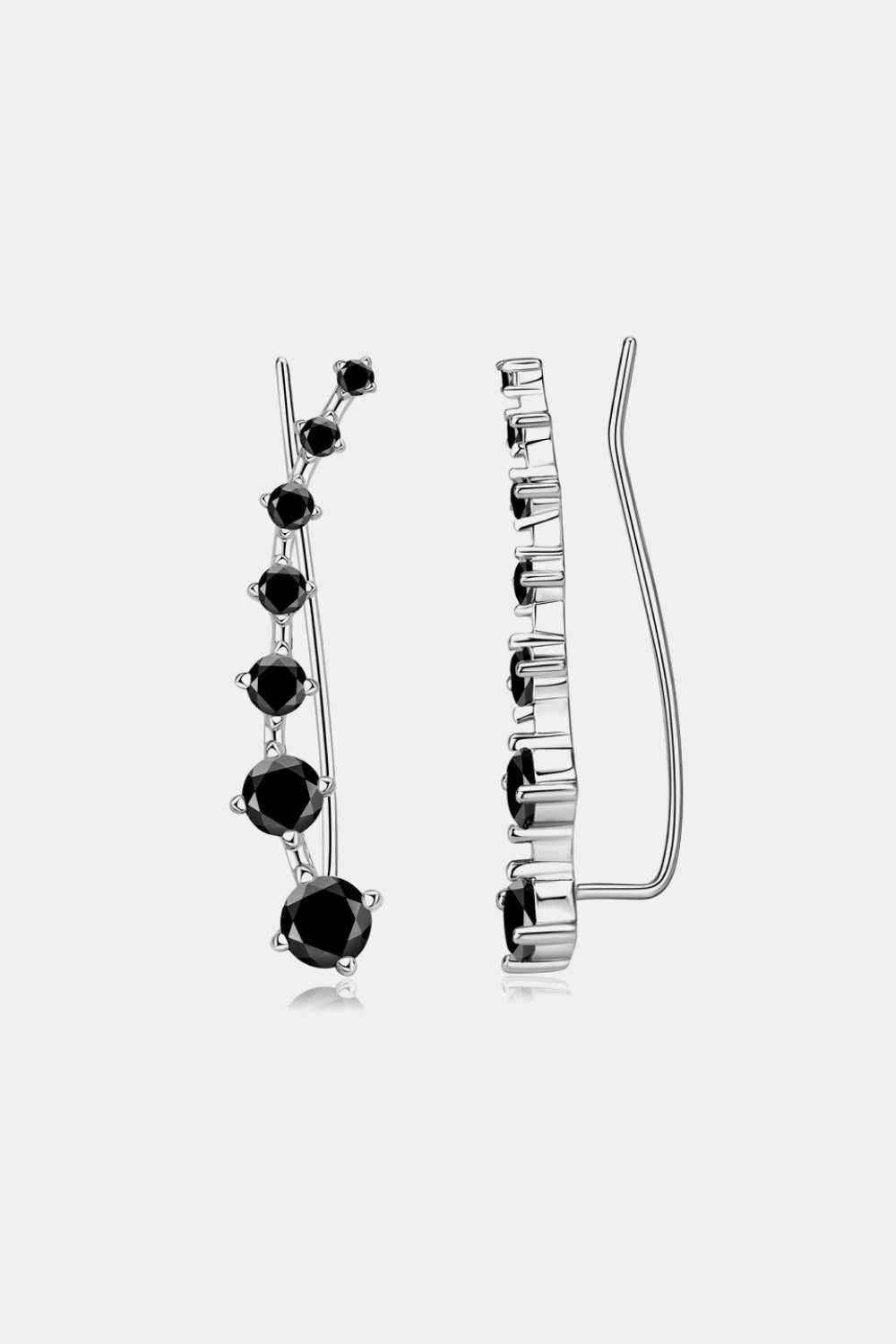 1.9 Carat Sparkala™ Platinum-Plated 925 Sterling Silver Earrings