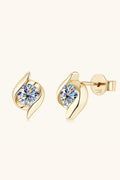 1 Carat Sparkala™ Platinum-Plated 925 Sterling Silver Stud Earrings