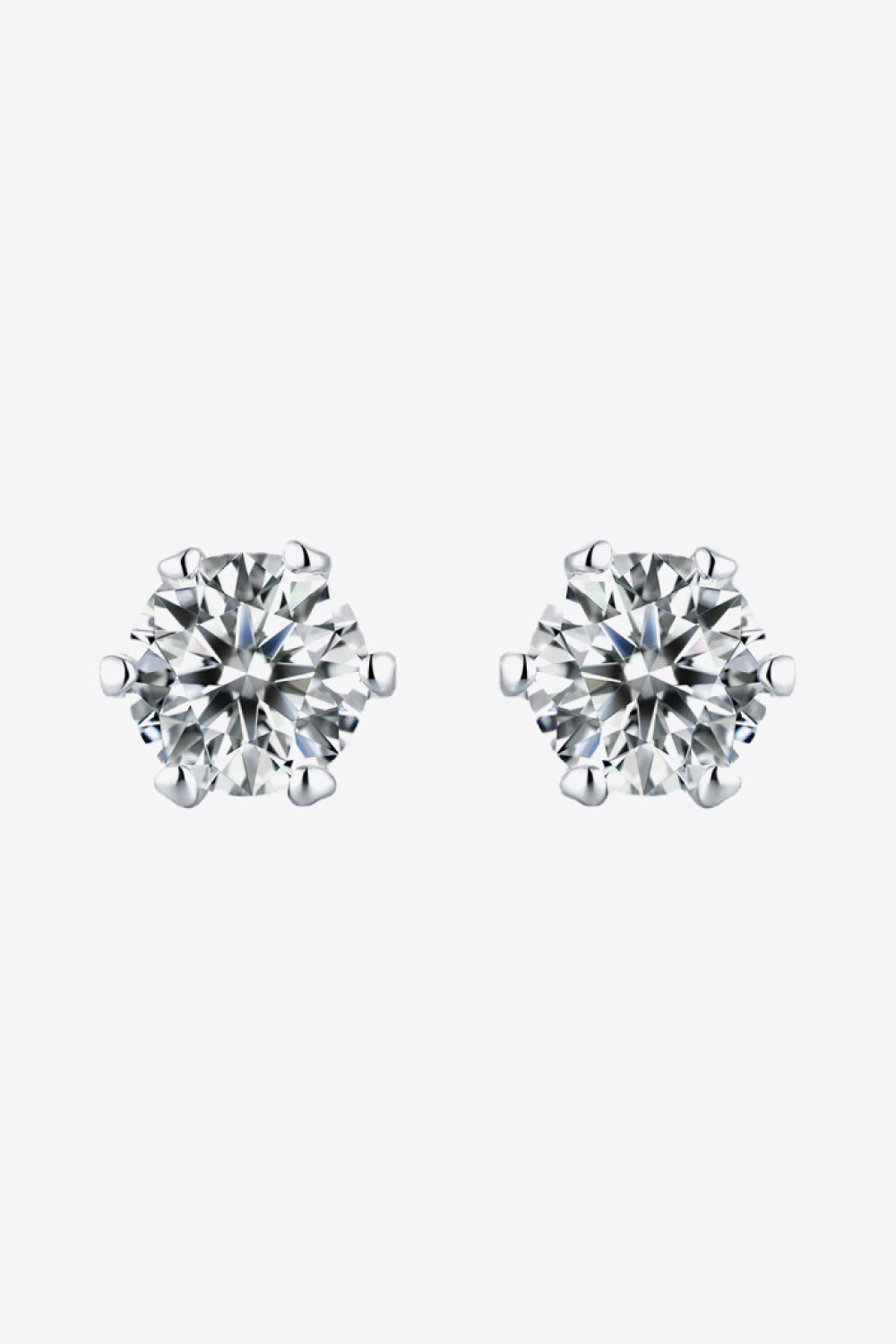 Good Days Ahead Sparkala™ Stud Earrings (Platinum-Plated Fine Silver)