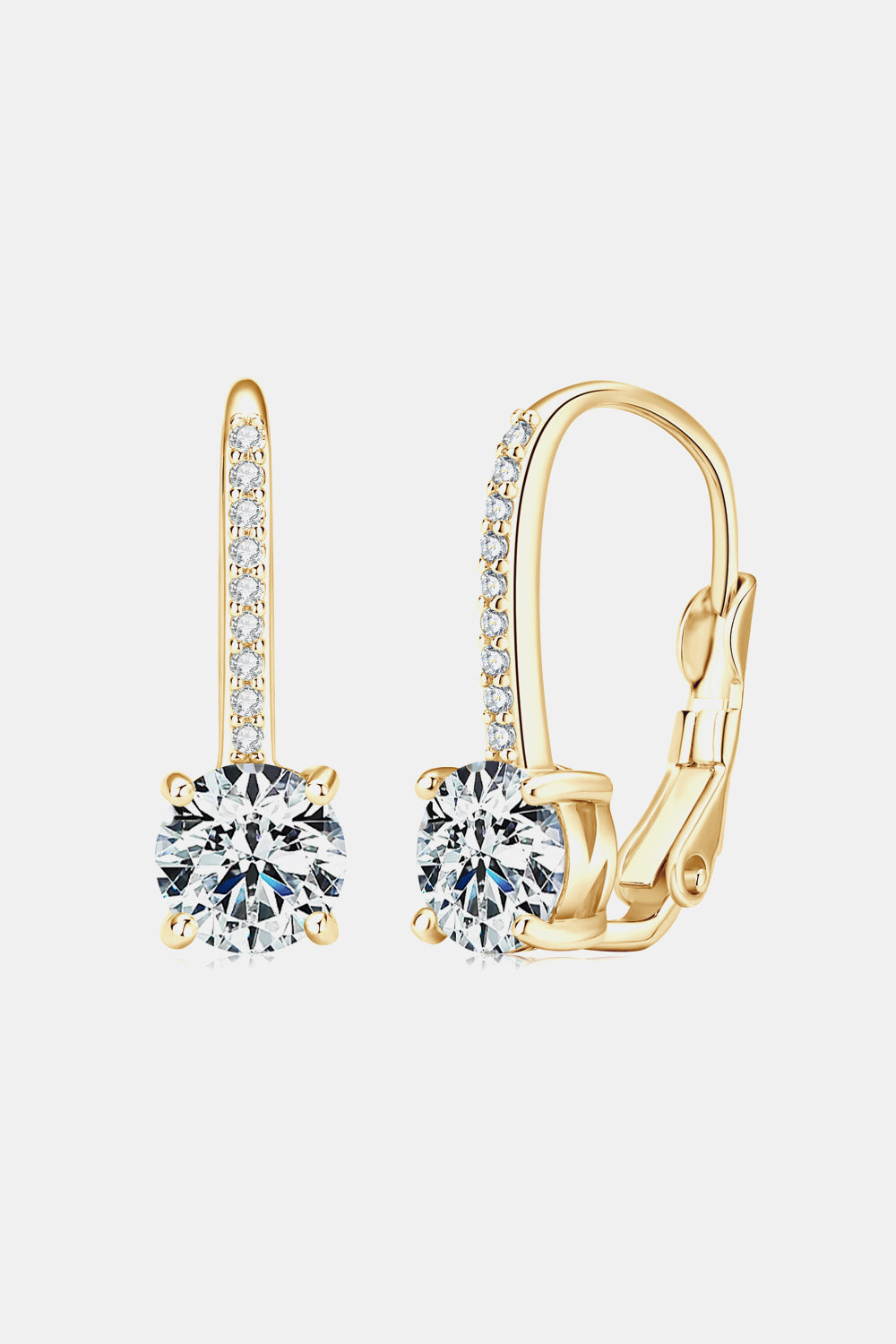 2 Carat Sparkala™ Platinum-Plated 925 Sterling Silver Earrings