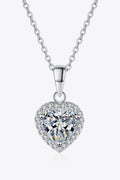 1 Carat Sparkala™ Heart Pendant Chain Necklace