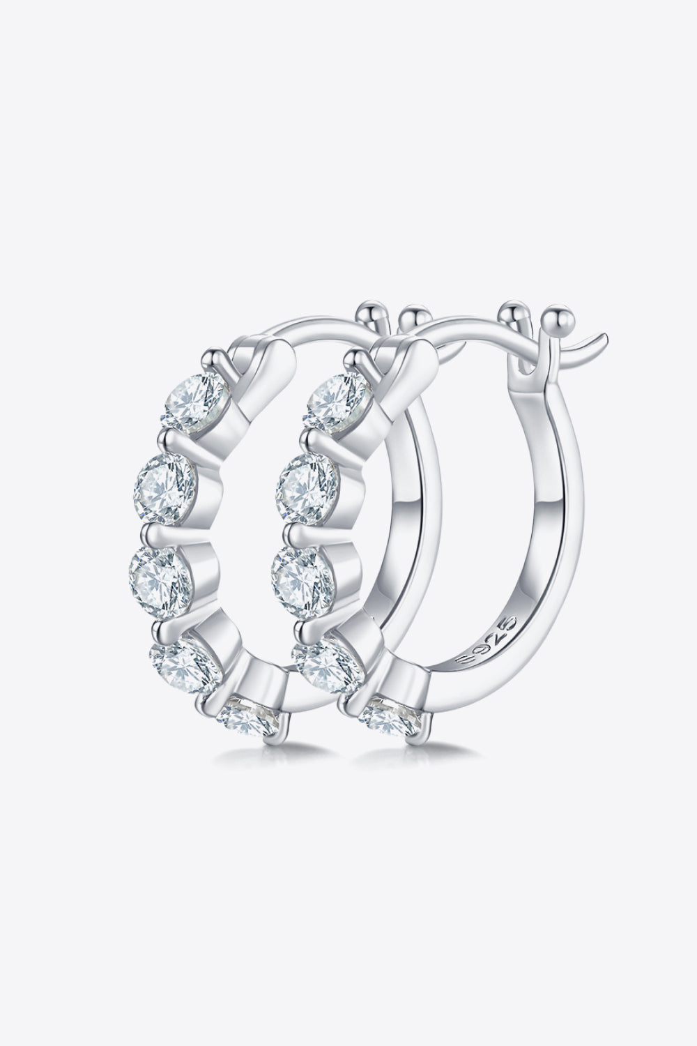 Adored 1 Carat Sparkala™ Platinum-Plated 925 Sterling Silver Earrings