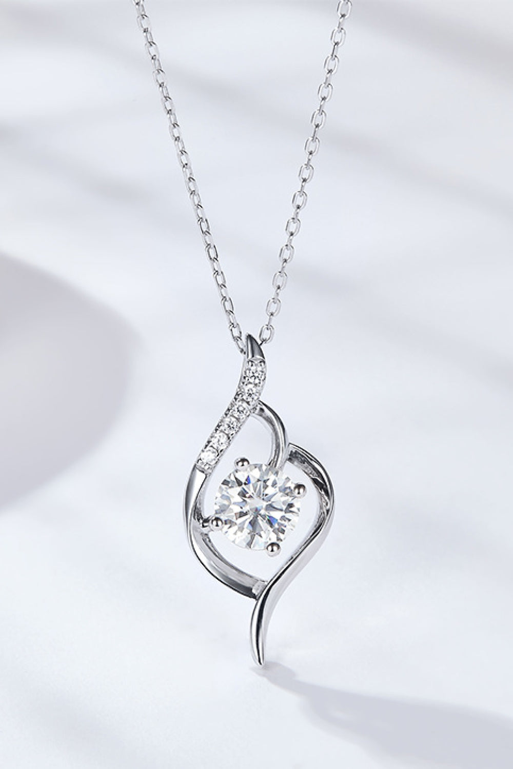 Platinum-Plated 1 Carat Sparkala™ Pendant Necklace