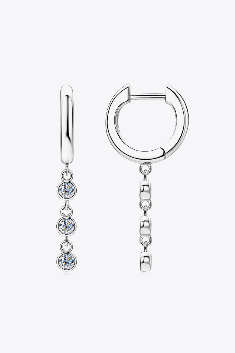 Sparkala™ Decor Platinum-Plated 925 Sterling Silver Earrings