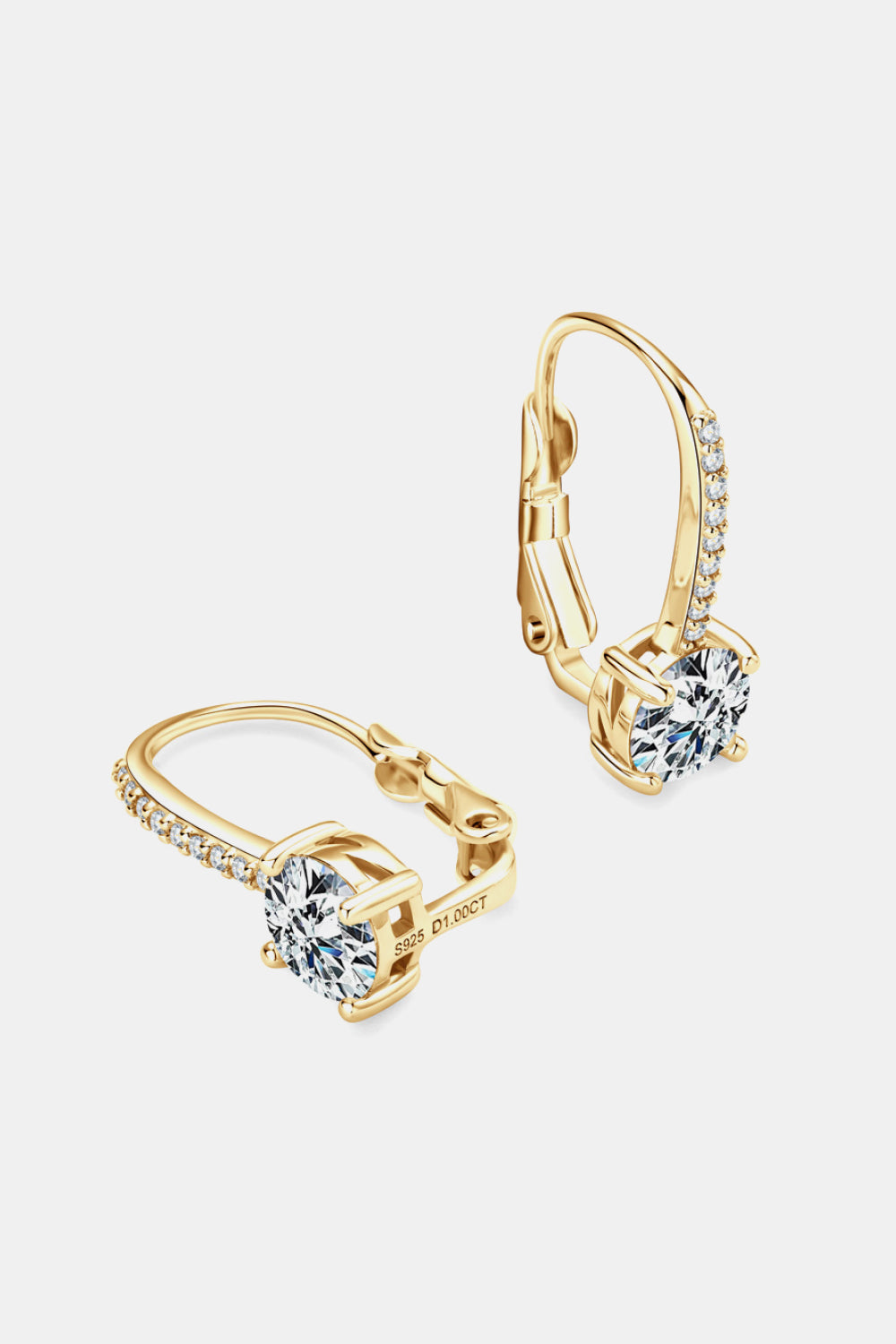 2 Carat Sparkala™ Platinum-Plated 925 Sterling Silver Earrings