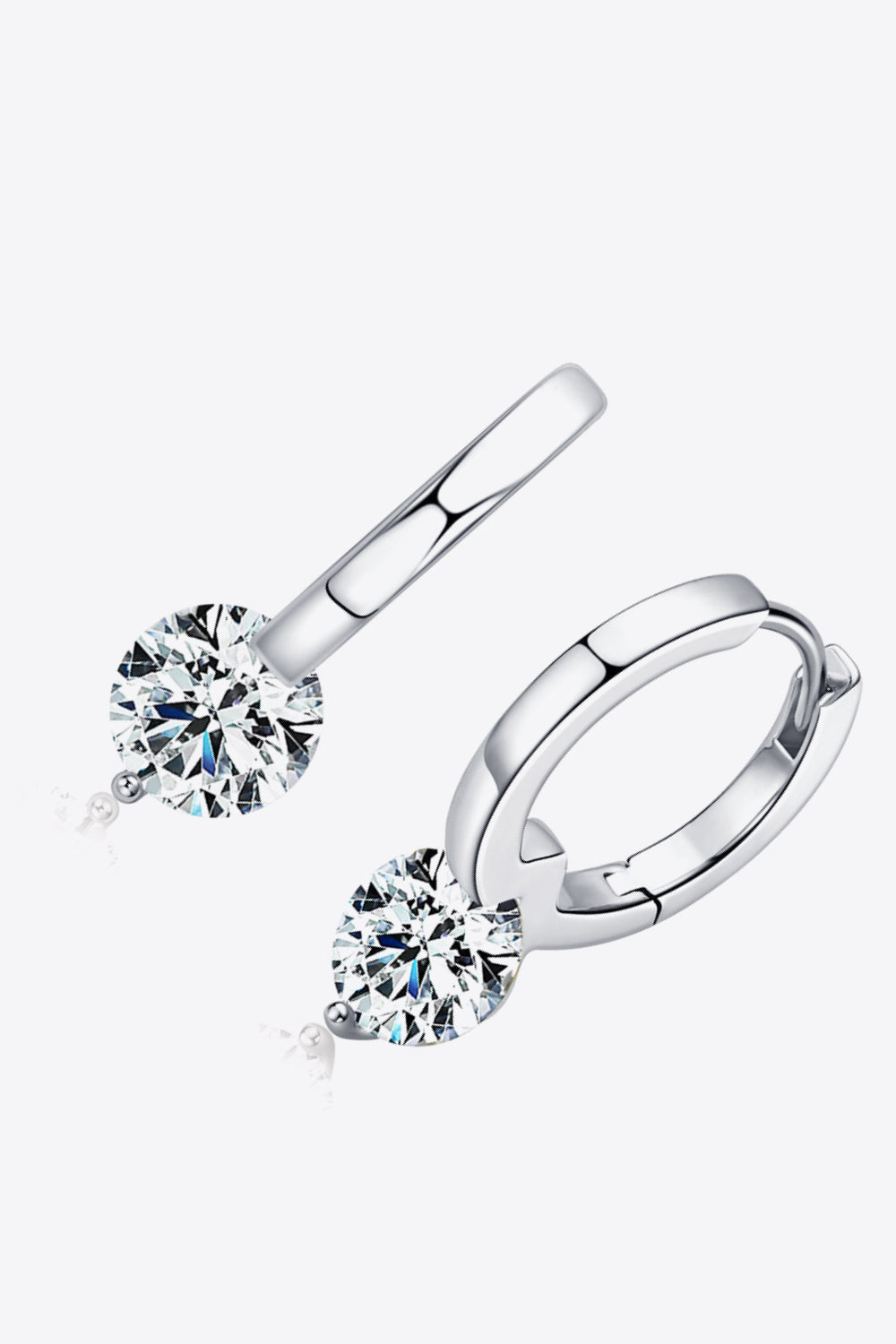 2 Carat Sparkala™ Platinum-Plated 925 Sterling Silver Drop Earrings