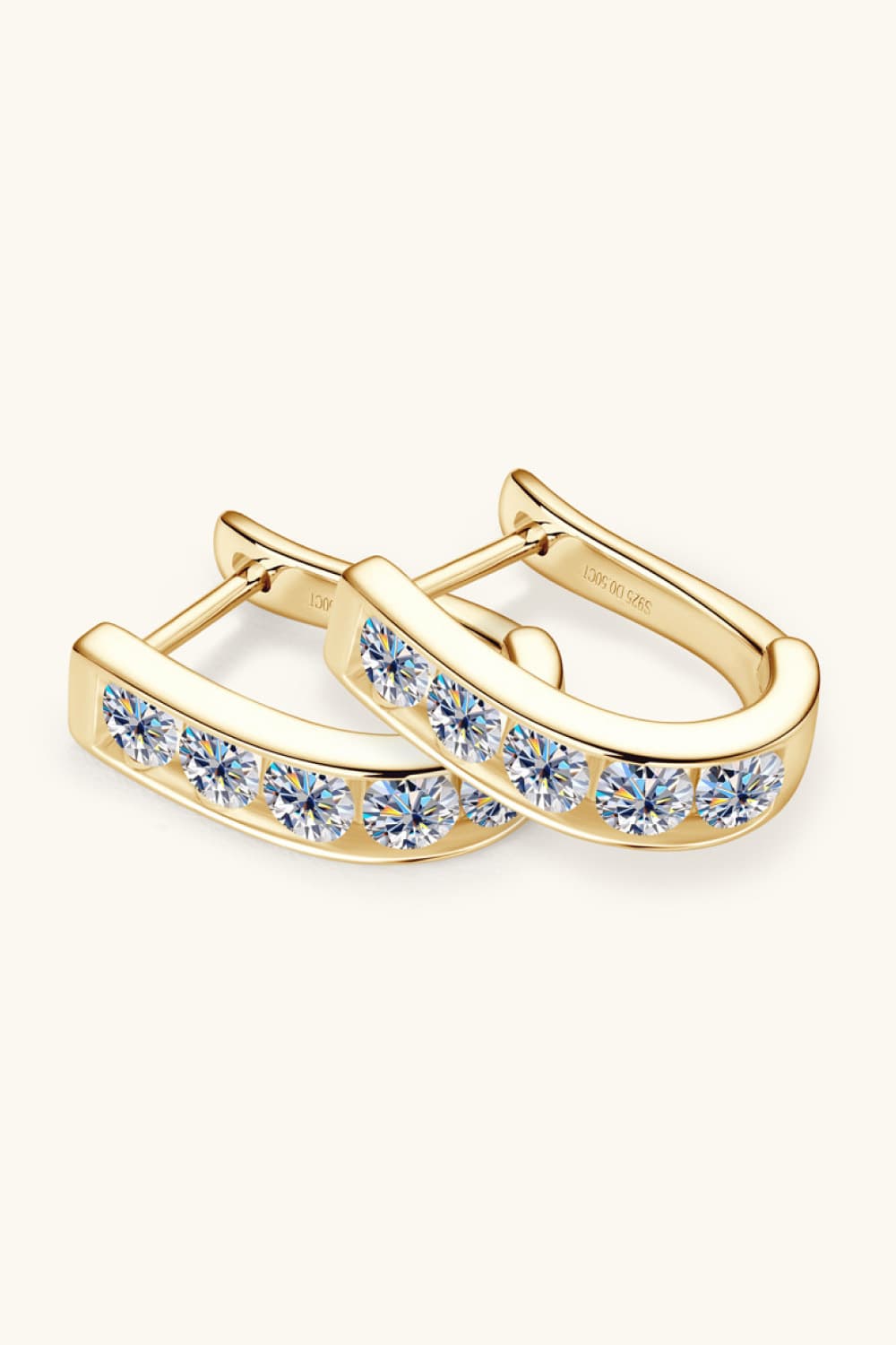 1 Carat Sparkala™ Platinum-Plated 925 Sterling Silver Earrings