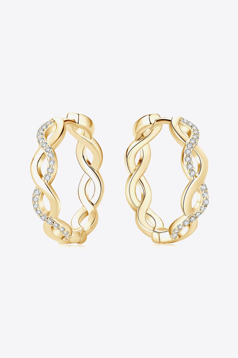 Sparkala™ Crisscross Hoop Earrings