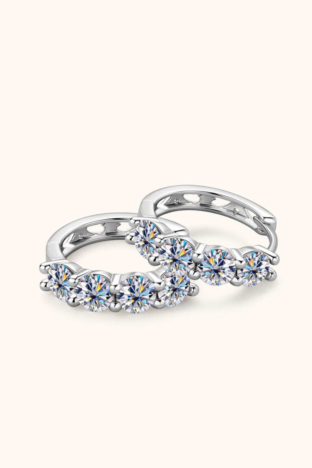 2.4 Carat Sparkala™ Huggie Earrings