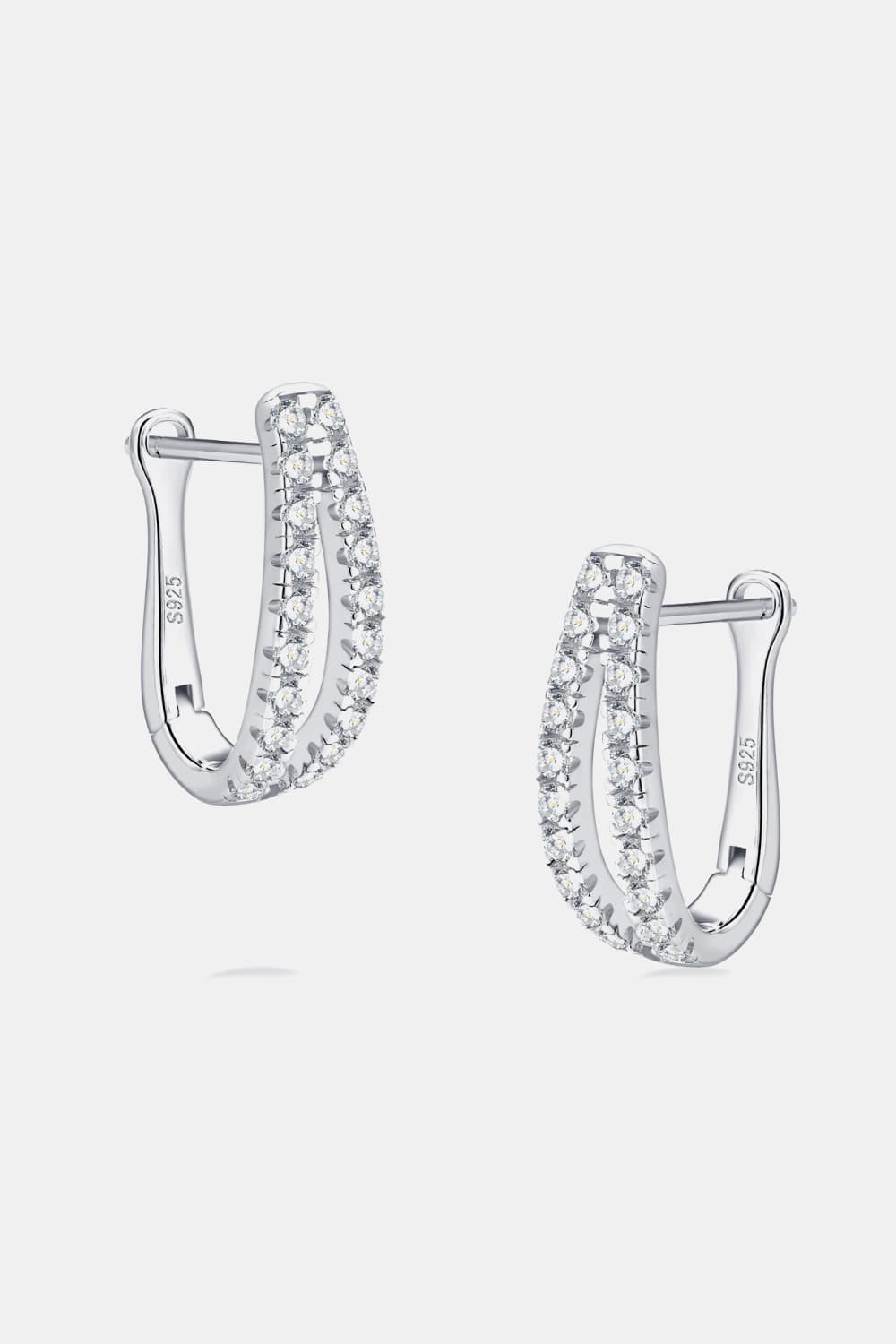 Sparkala™ Platinum-Plated 925 Sterling Silver Earrings