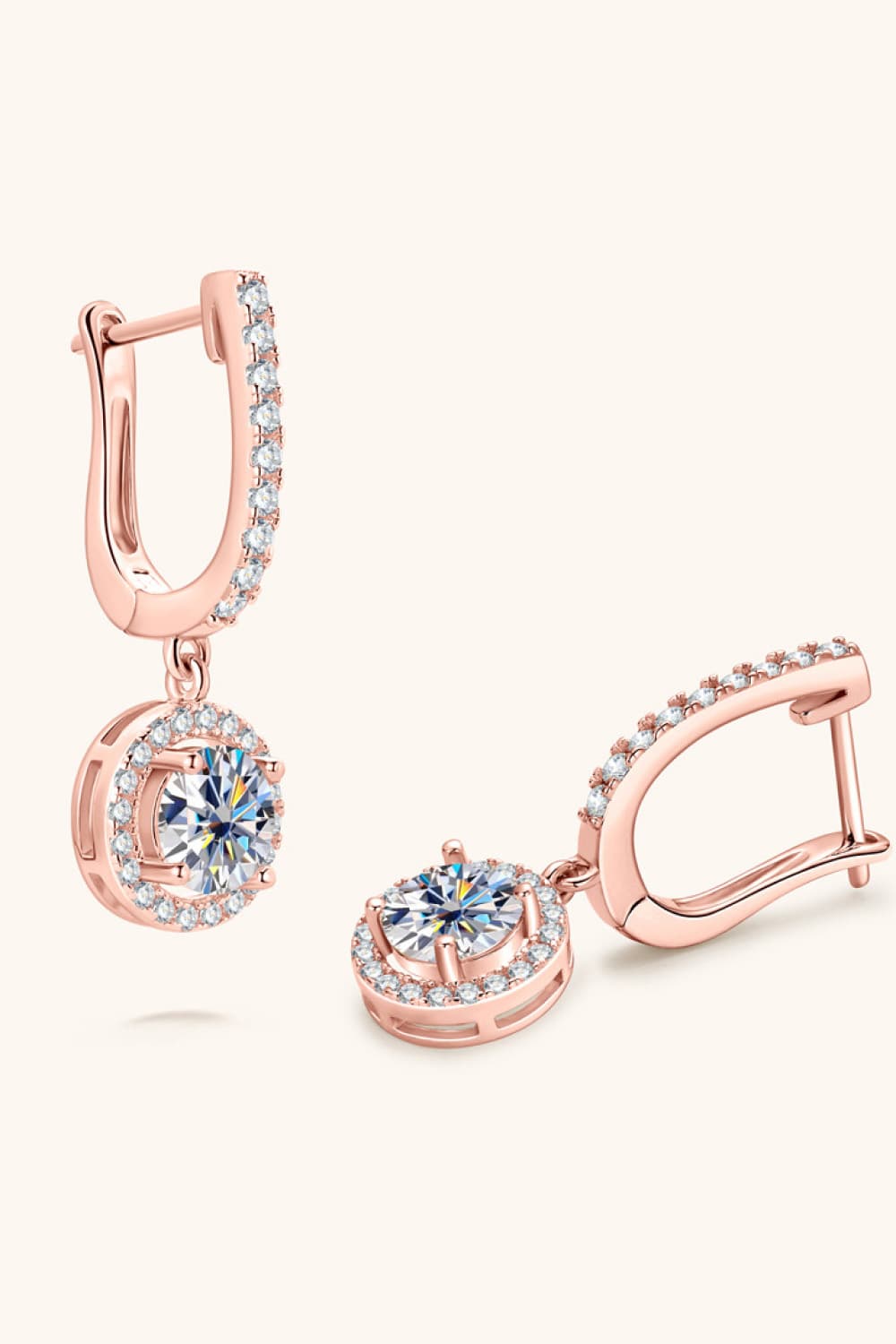 2 Carat Sparkala™ Platinum-Plated 925 Sterling Silver Drop Earrings