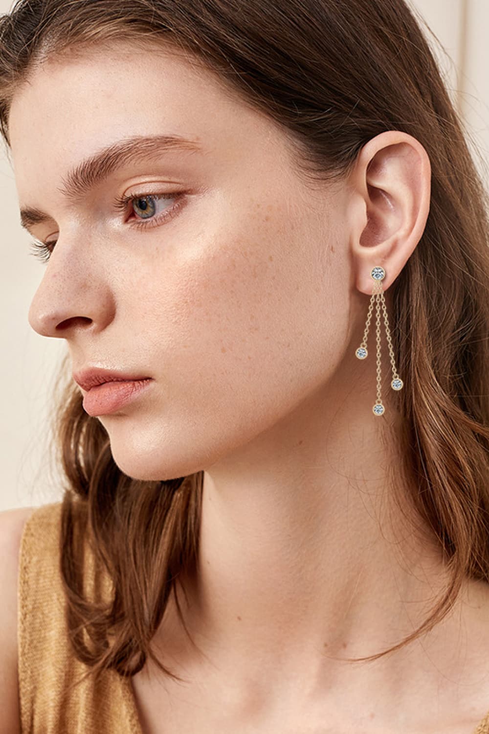 1.2 Carat Sparkala™ Layered Chain Earrings