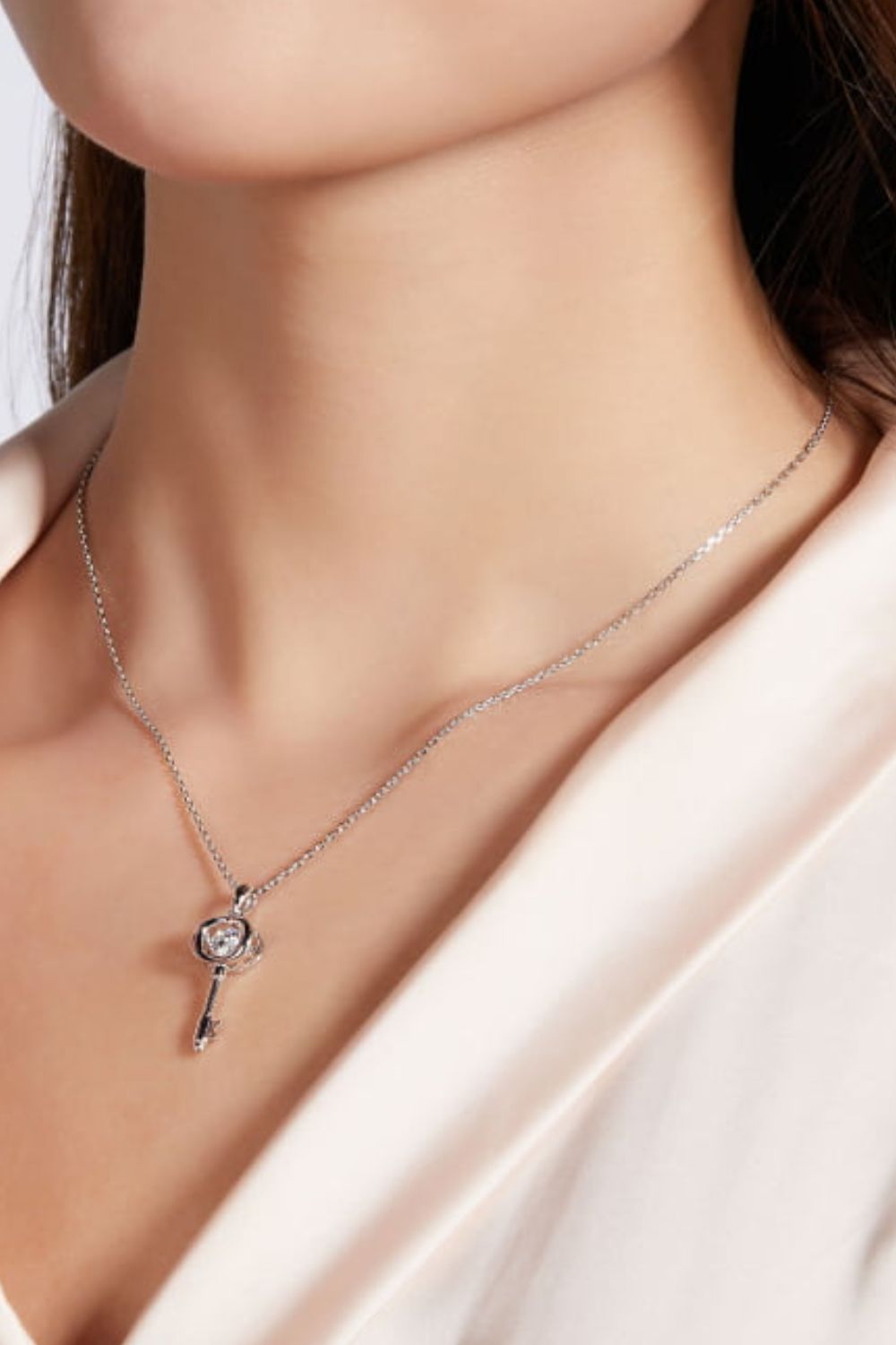 Adored Sparkala™ Key Pendant Necklace