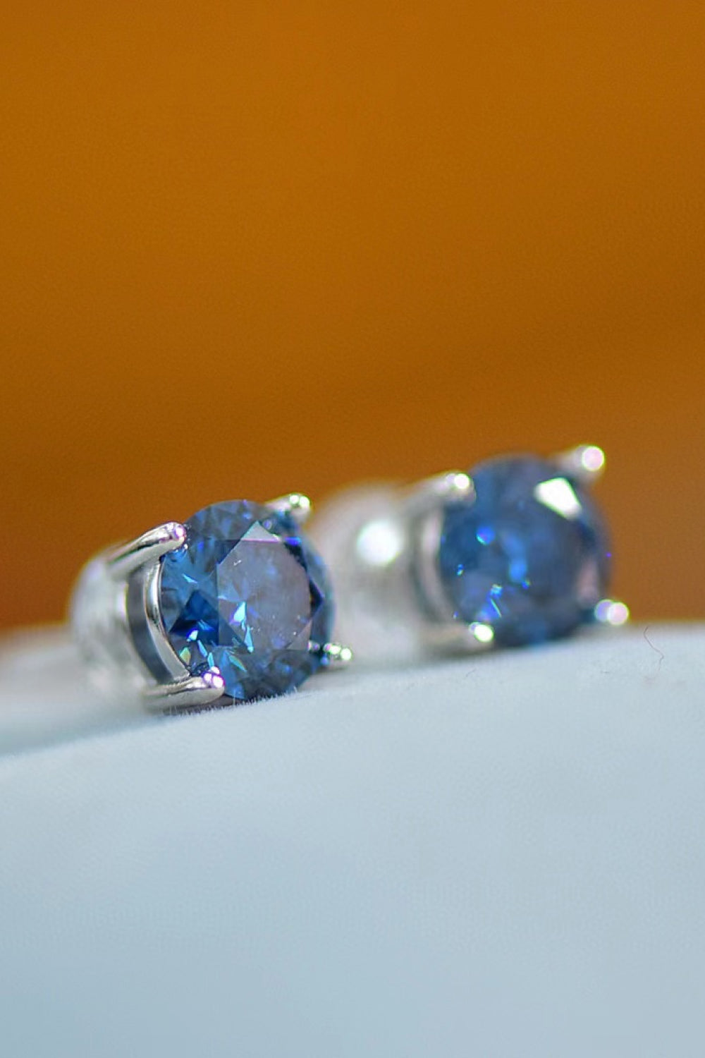 2 Carat Sparkala™ Four-Prong Platinum-Plated Earrings