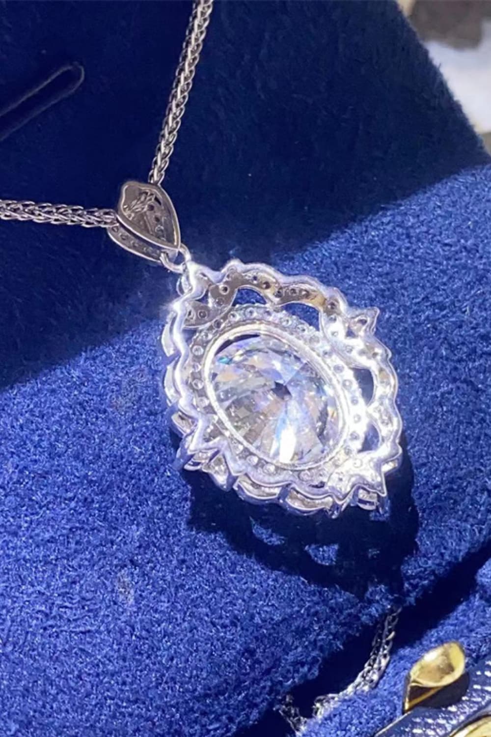 5 Carat Sparkala™ Platinum-Plated 925 Sterling Silver Necklace