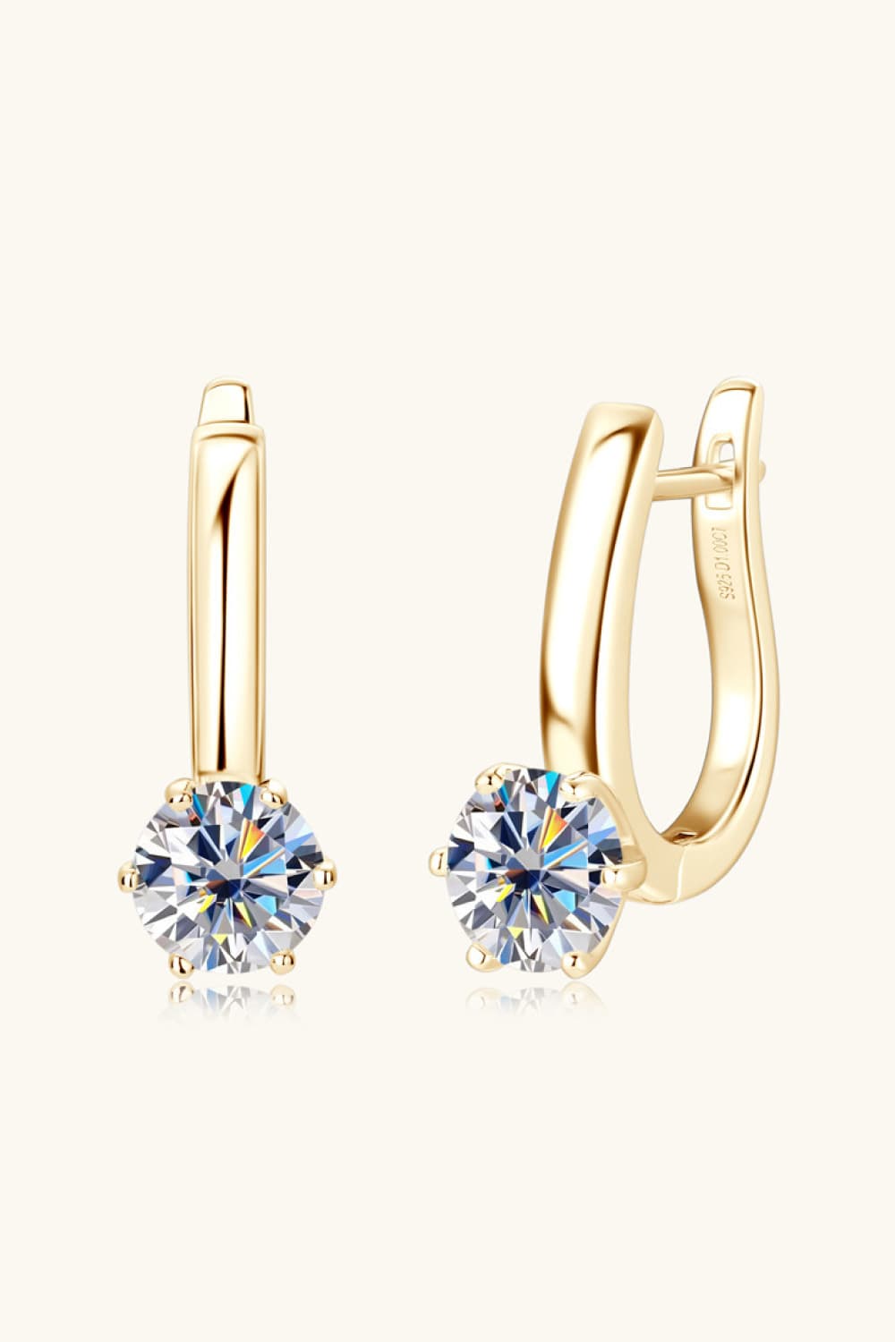 2 Carat Sparkala™ Platinum-Plated 925 Sterling Silver Earrings