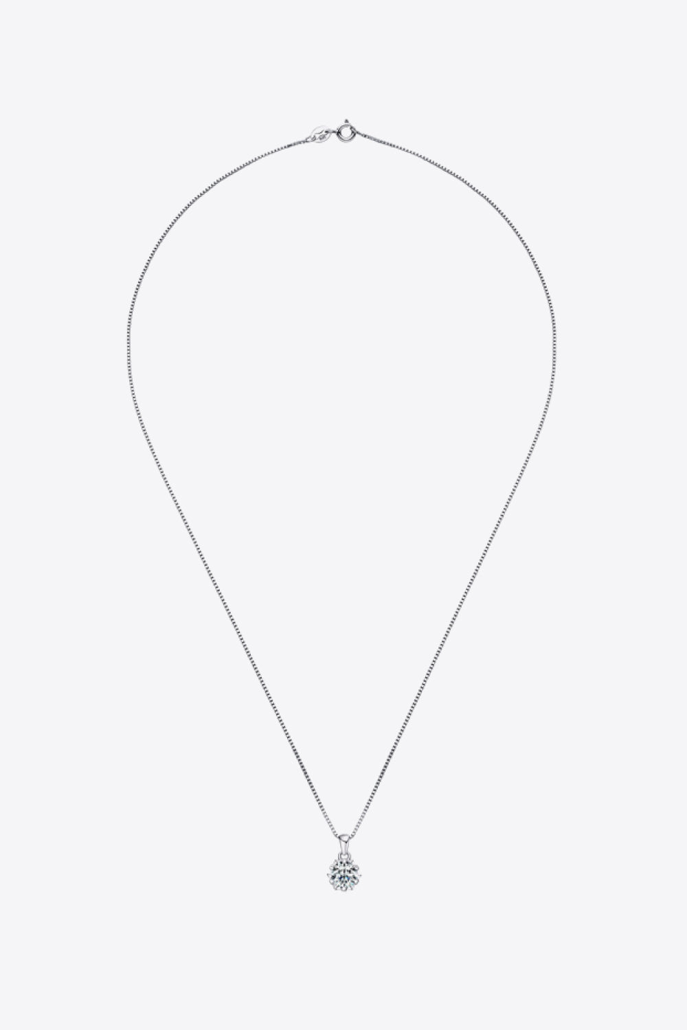 1 Carat Sparkala™ Pendant Platinum-Plated Necklace