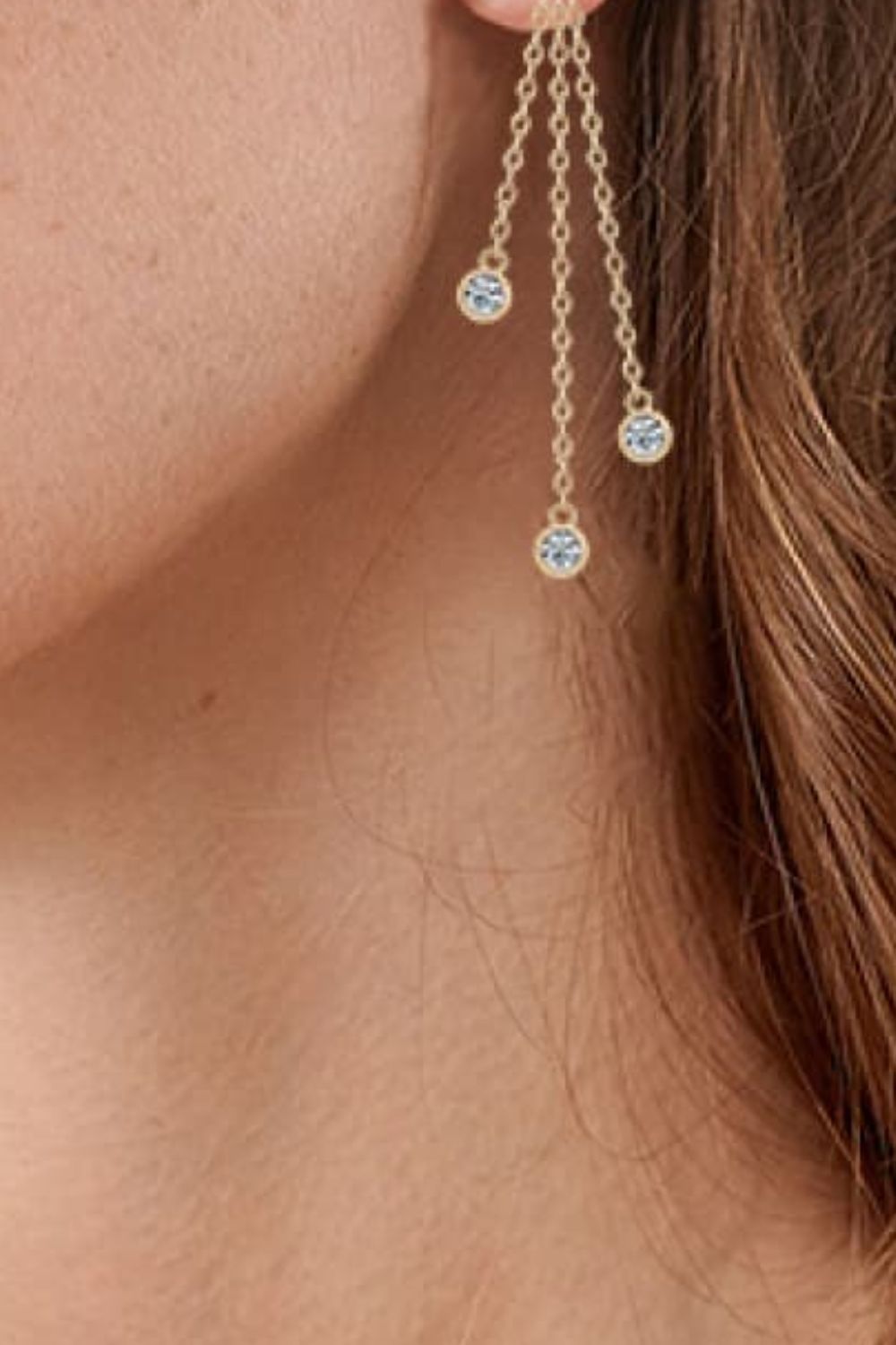 1.2 Carat Sparkala™ Layered Chain Earrings