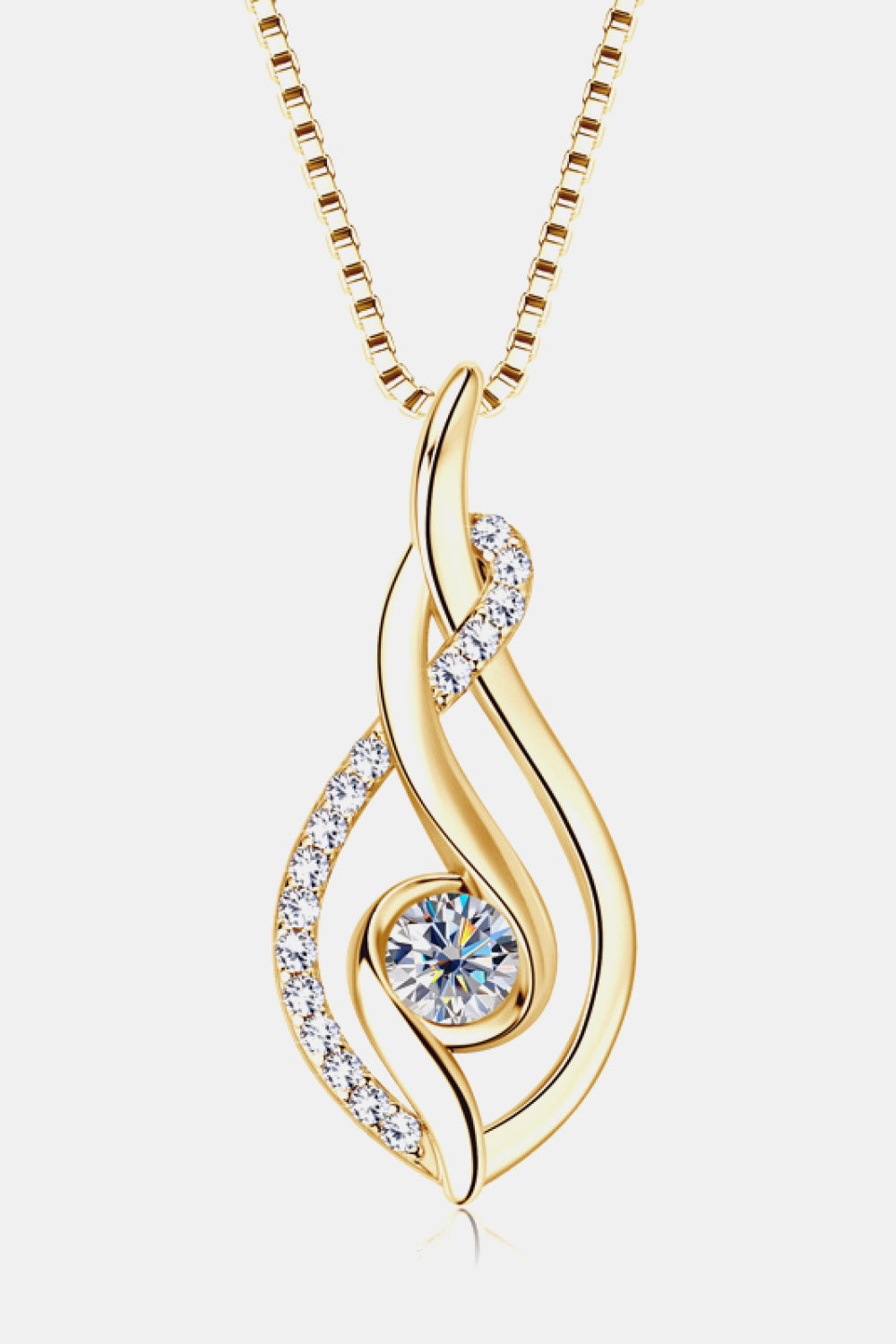 Sparkala™ Platinum-Plated 925 Sterling Silver Necklace