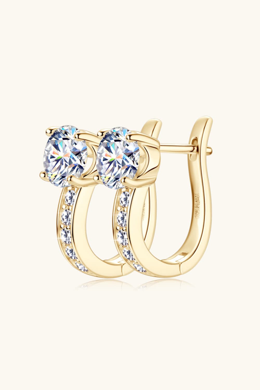 2 Carat Sparkala™ Platinum-Plated 925 Sterling Silver Earrings