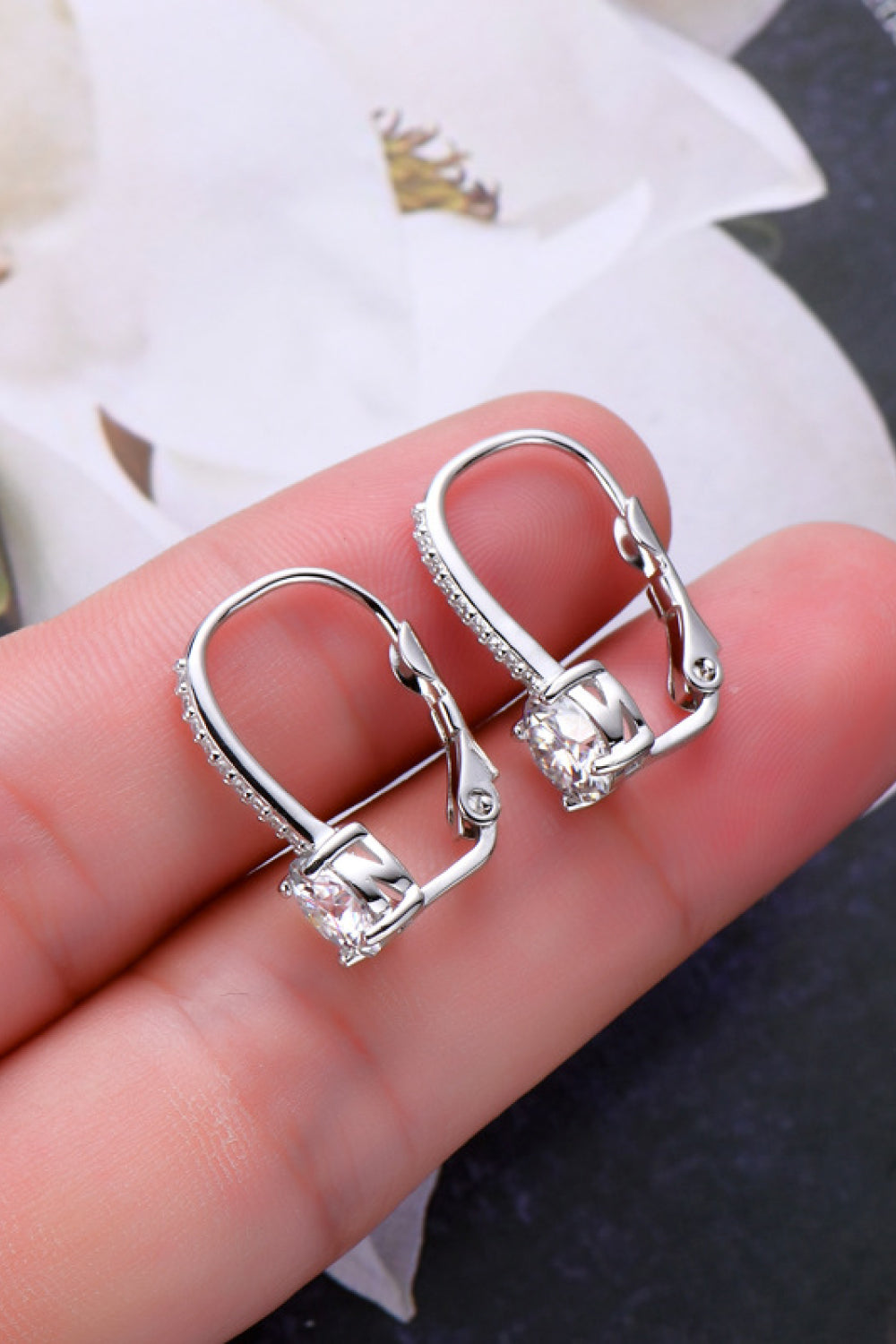 2 Carat Sparkala™ Platinum-Plated 925 Sterling Silver Earrings