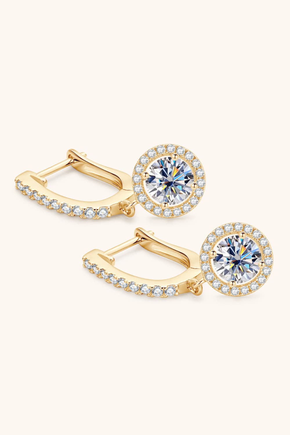 2 Carat Sparkala™ Platinum-Plated 925 Sterling Silver Drop Earrings