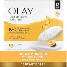 Olay® Ultra Moisture Beauty Bars – With Shea Butter (Available in various pack sizes)