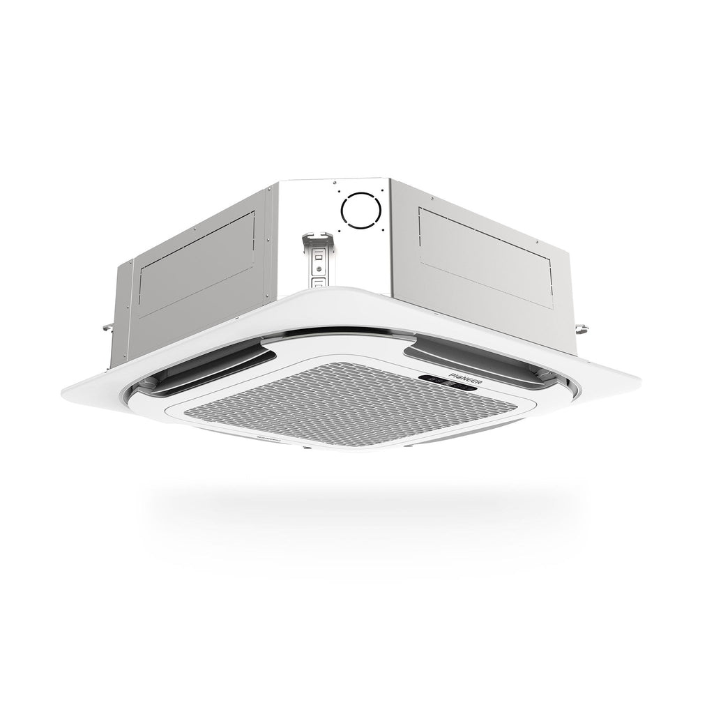 Pioneer® Quantum Ultra™ 9,500 BTU 23 SEER2 230V 8-Way Ceiling Cassette Ductless Mini-Split Air Conditioner Inverter Heat Pump Full Set