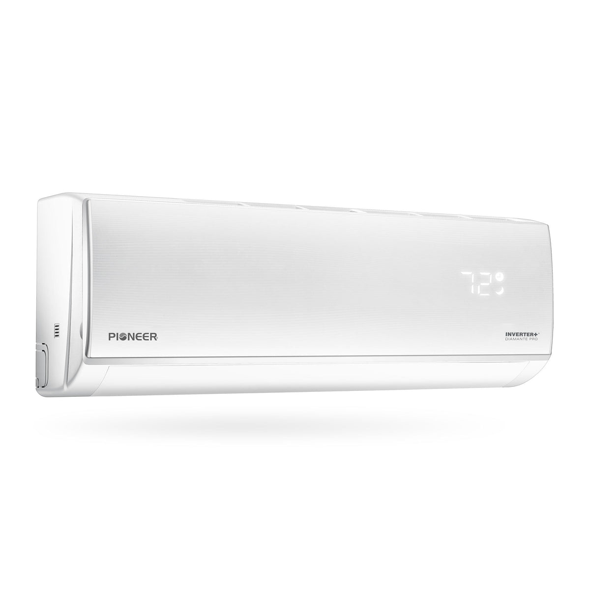 Pioneer® Diamante Pro™ 9,000 BTU 20 SEER2 230V High-Wall Ductless Energy-Star Mini-Split Air Conditioner Inverter Heat Pump with 16 Ft. Kit
