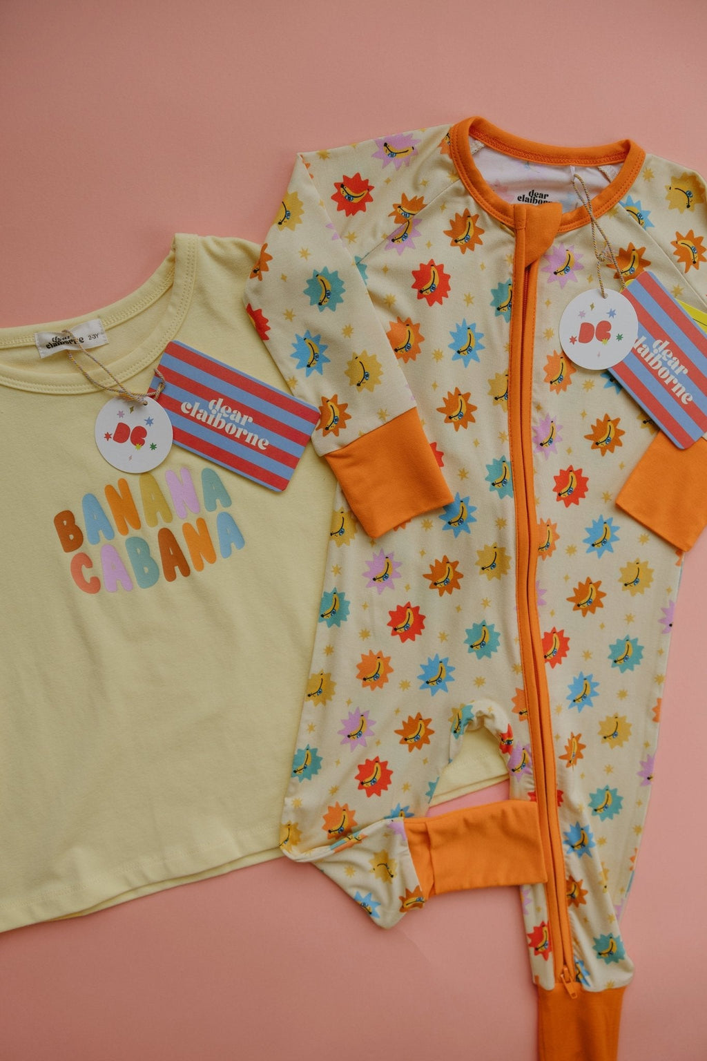 Its Bananas Zipper Romper
