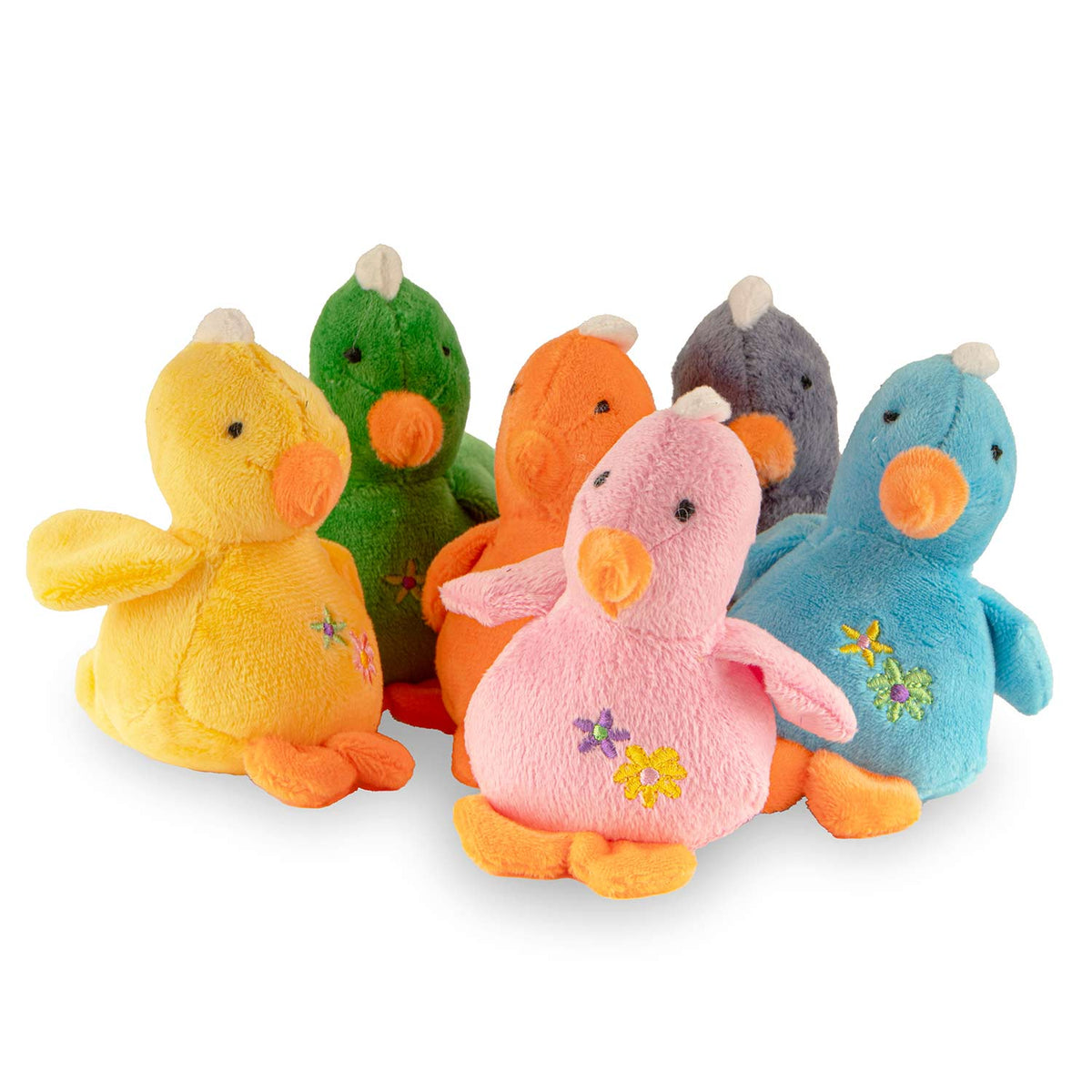 Jeffers 4" Baby Duck Plush Squeaker Dog Toys