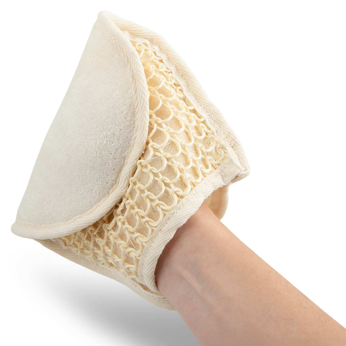 Jeffers Double-Sided Sisal/Microfiber Face Grooming Mitt for Horses
