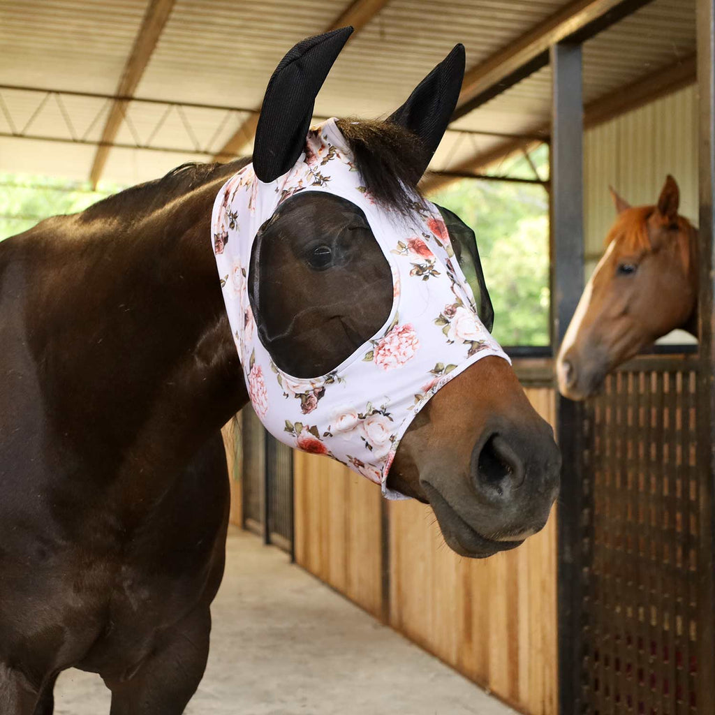 Jeffers Expression Lycra Horse Fly Mask with Ears