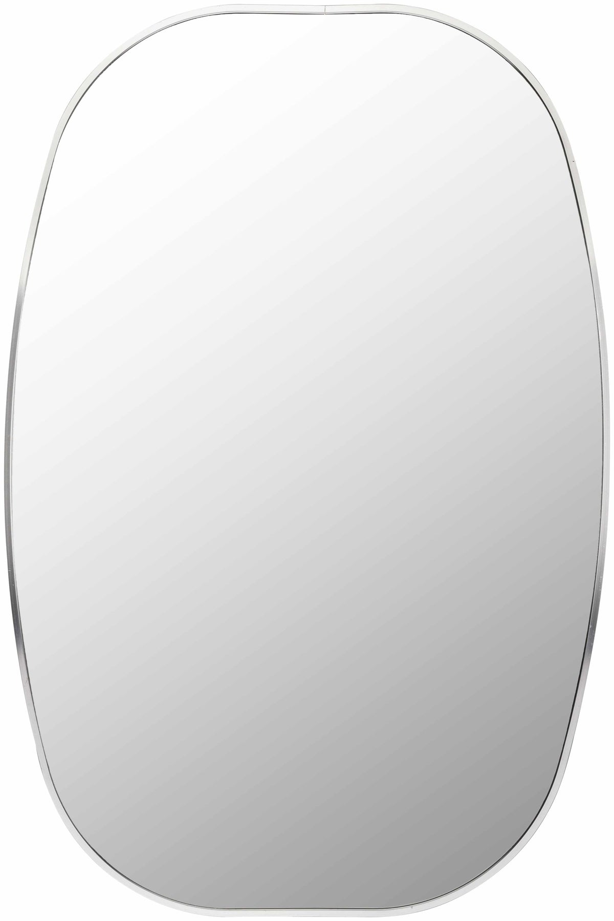 Kopparberg Metallic Silver Gold Frame Round Mirror